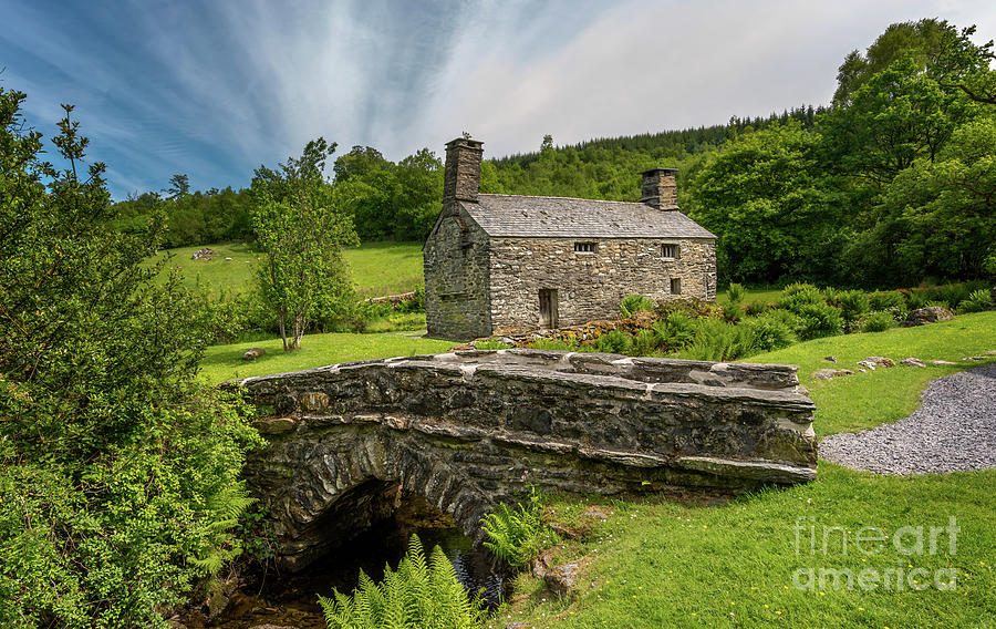 Architecture Photograph - Welsh Farmhouse by Adrian Evans