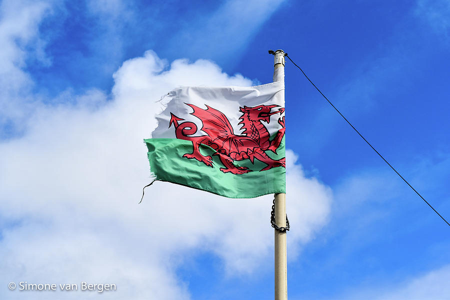 Welsh Flag Photograph by Simone Van Bergen - Fine Art America