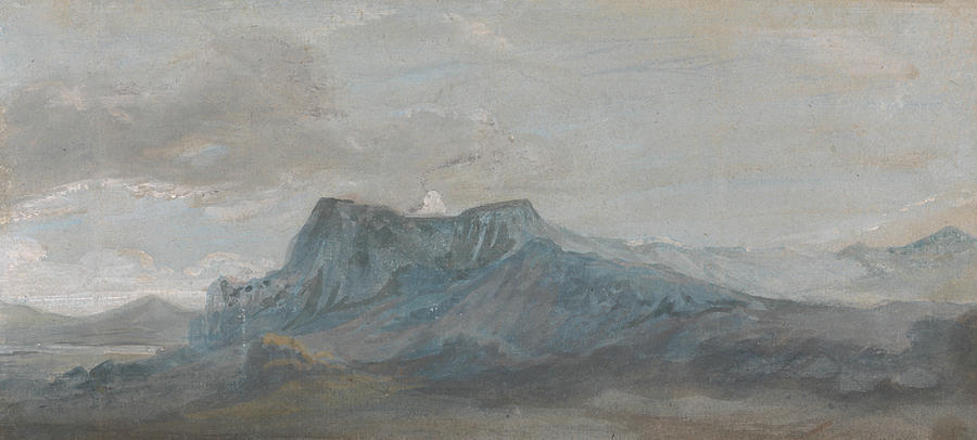 Welsh Mountain Study Painting by Paul Sandby
