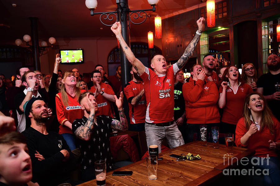 Welsh Rugby Fans Photograph by Keith Morris | Pixels