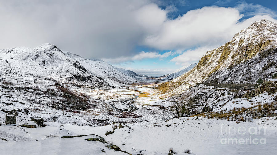 Welsh Valley Snowfall Photograph by Adrian Evans