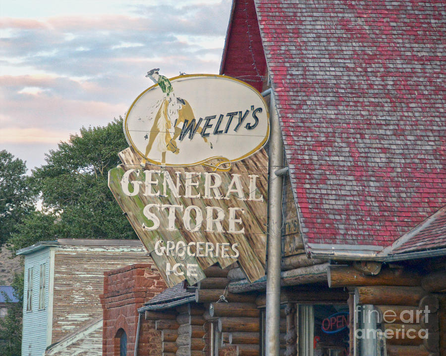 Weltys General Store SIgn Photograph by Catherine Sherman