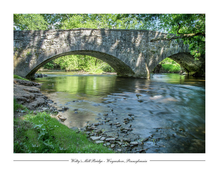 Weltys Mill Bridge Photograph by Andy Smetzer