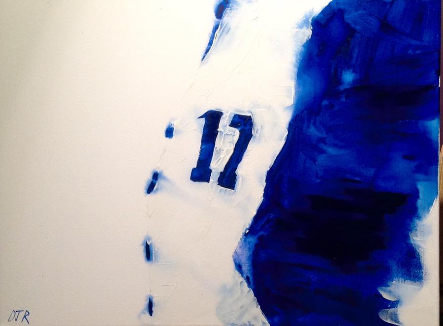 Wendel Clark No.1, Tims Painting by Desmond Raymond