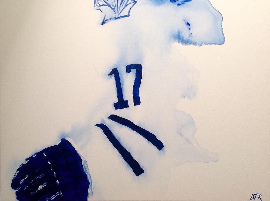 Wendel Clark No.2, Tims Painting by Desmond Raymond