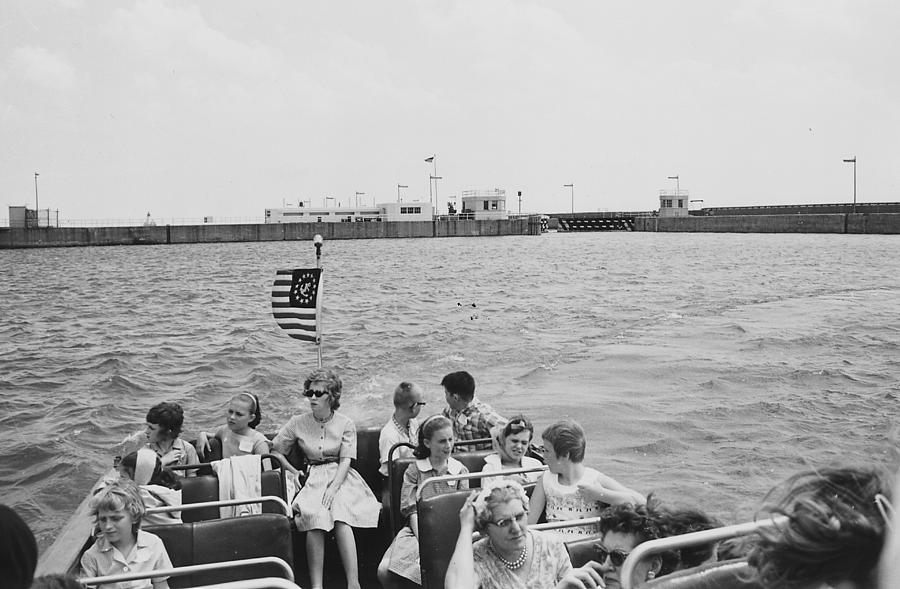 Wendella in Waters Off Chicago - 1962 Photograph by Chicago and North Western Historical Society