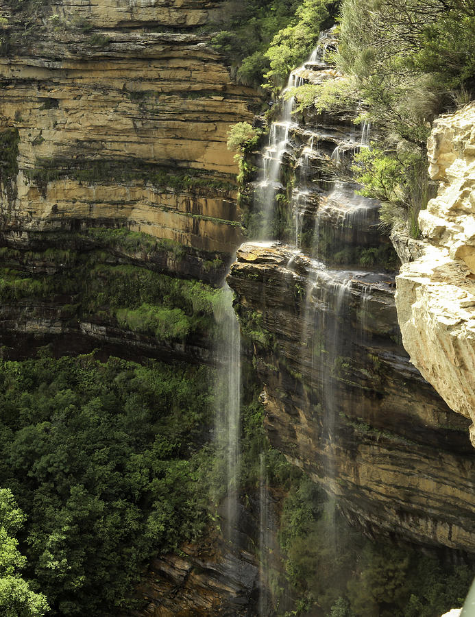 Wentworth Falls Photograph by Chris Cousins