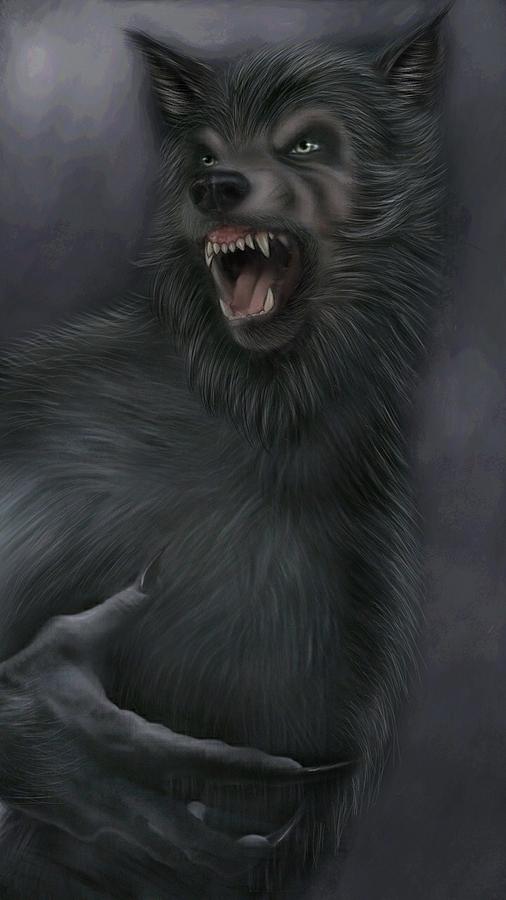 Werewolf Digital Art by Anna Jansson - Pixels