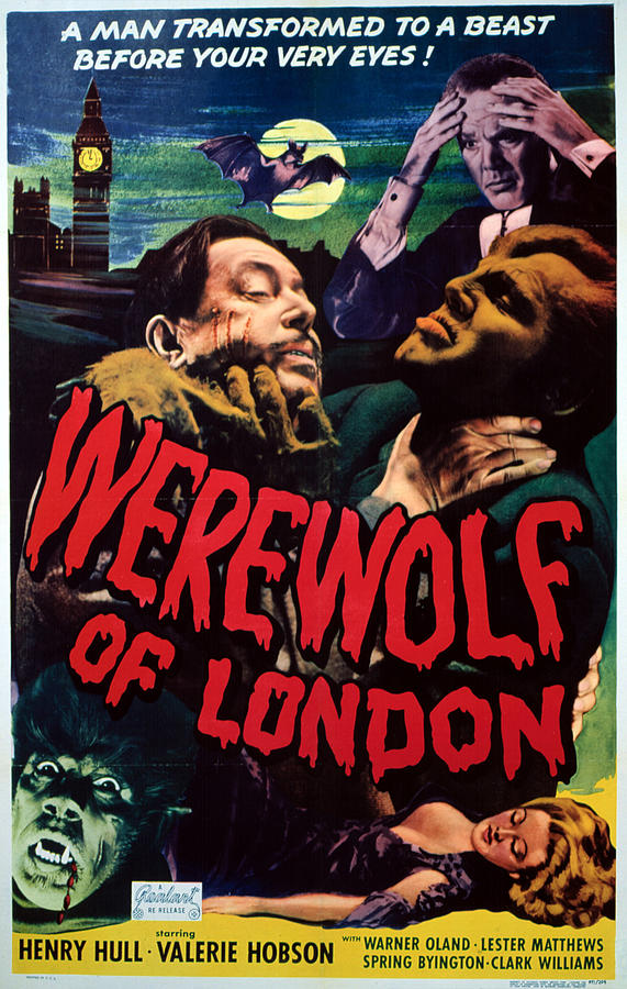 Big Ben Photograph - Werewolf Of London, Warner Oland, Henry by Everett