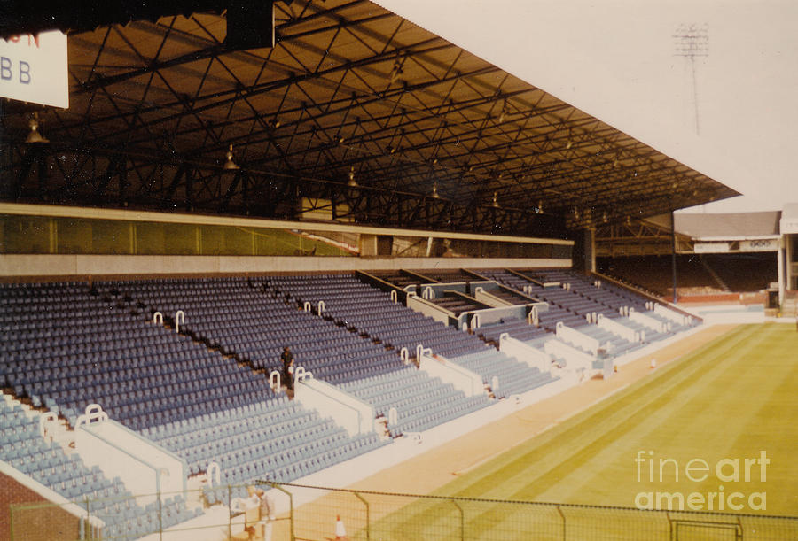 West Bromwich Albion - The Hawthorns - Halfords Lane West Stand 3 - 1980s Photograph by Legendary Football Grounds