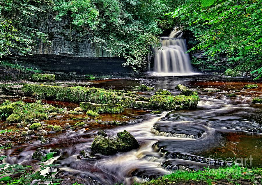 West Burton Waterfall, Yorkshire Dales Photograph by Martyn Arnold