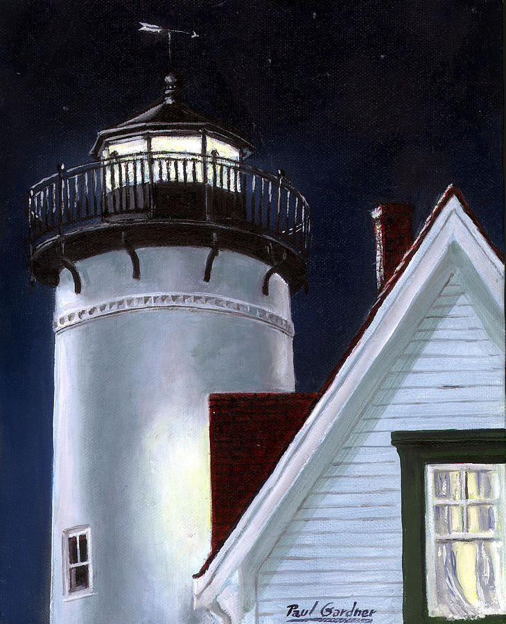 West Chop Light Painting by Paul Gardner