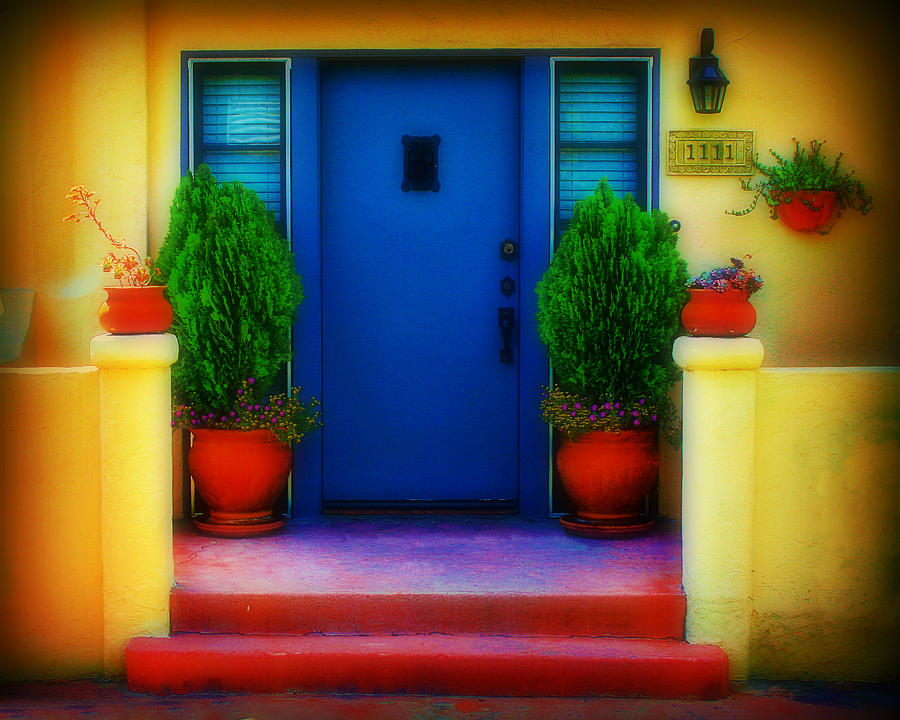 West Coast Door Photograph by Perry Webster