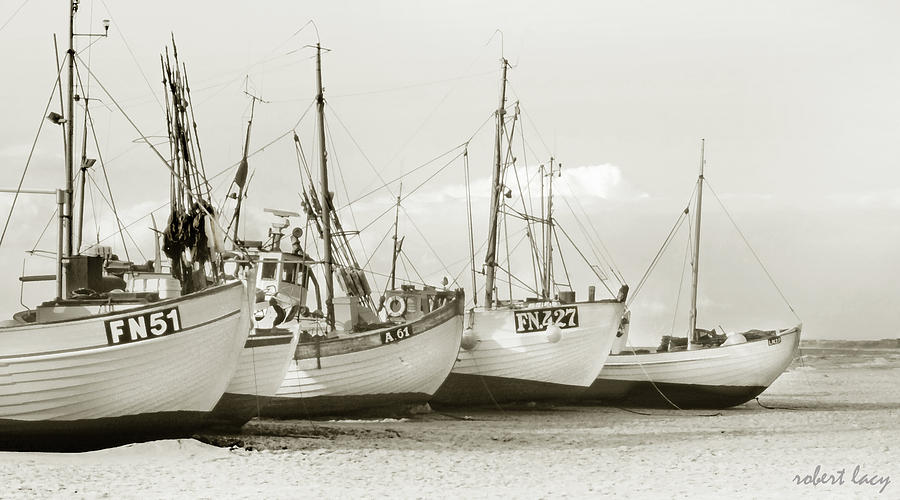 Boat Photograph - West Coast Fishing Boats by Robert Lacy