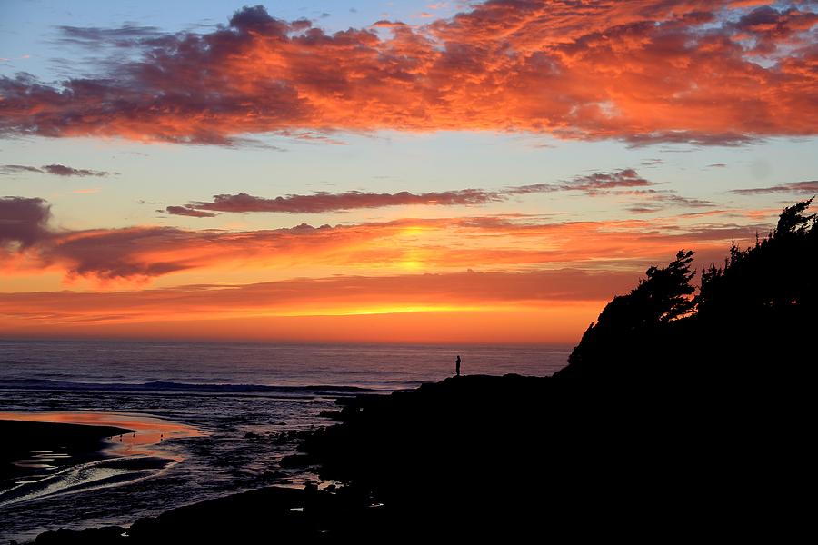 West Coast Sunset Photograph by Charlene Reinauer