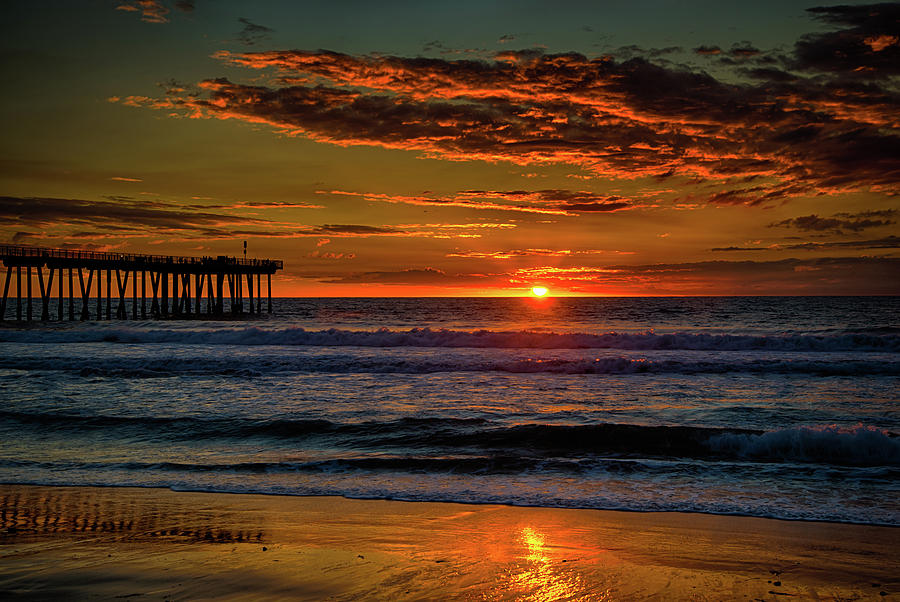 West Coast Sunset Photograph by Raf Winterpacht