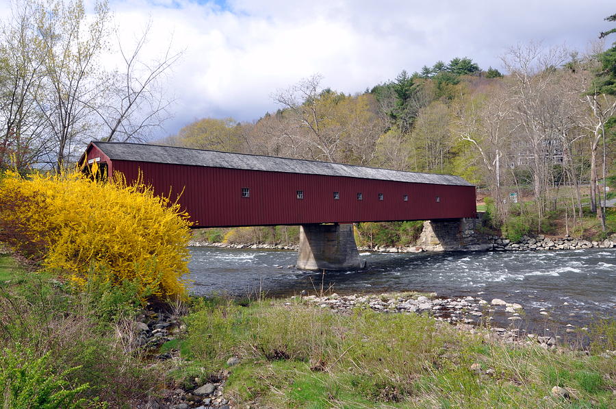 West Cornwall Ct Covered Bridge Photograph