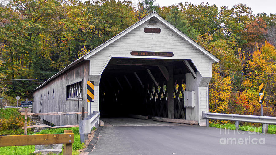 West Dummerston Covered Bridge Photograph by Scenic Vermont Photography
