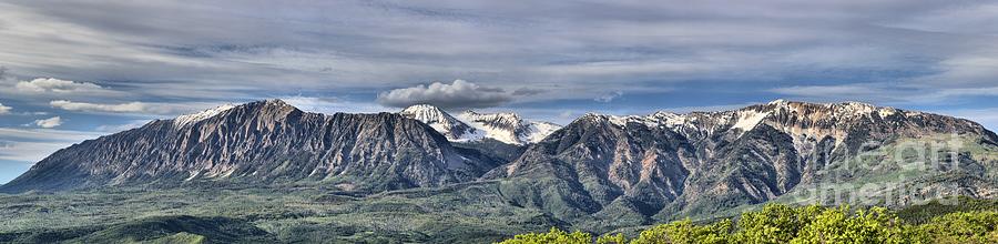 West Elk Colorado Mountain Range Photograph by Adam Jewell