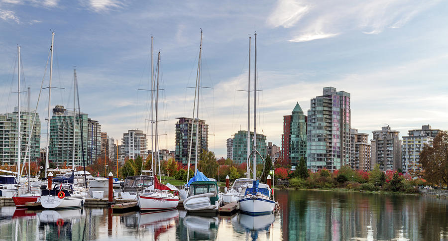 West End Condos at Coal Harbour Photograph by Michael Russell