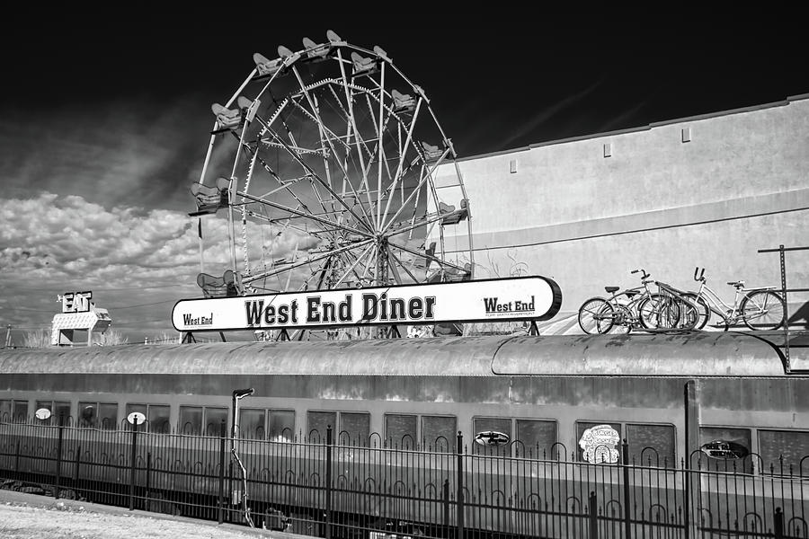 Black And White Photograph - West End Diner by James Barber
