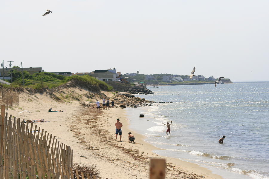 West from Montauk Inlet Photograph by Christopher J Kirby