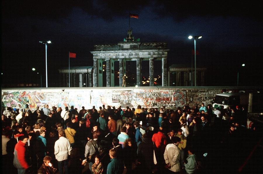 West Germans Hold A Vigil Photograph by Everett
