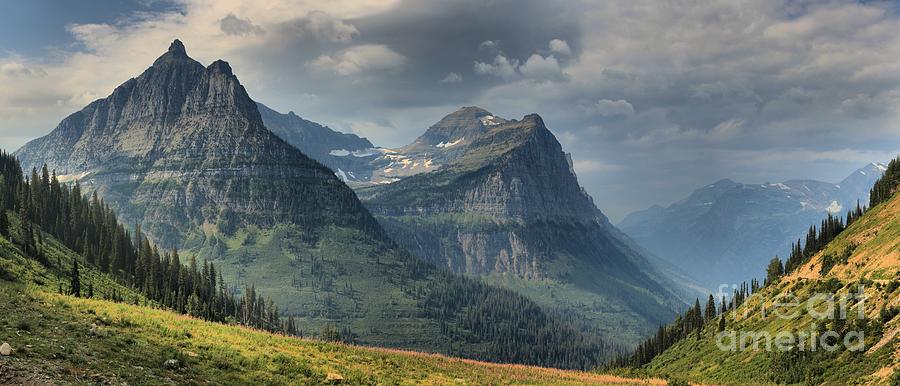 Glacier National Park Photograph - West Glacier Mountains by Adam Jewell