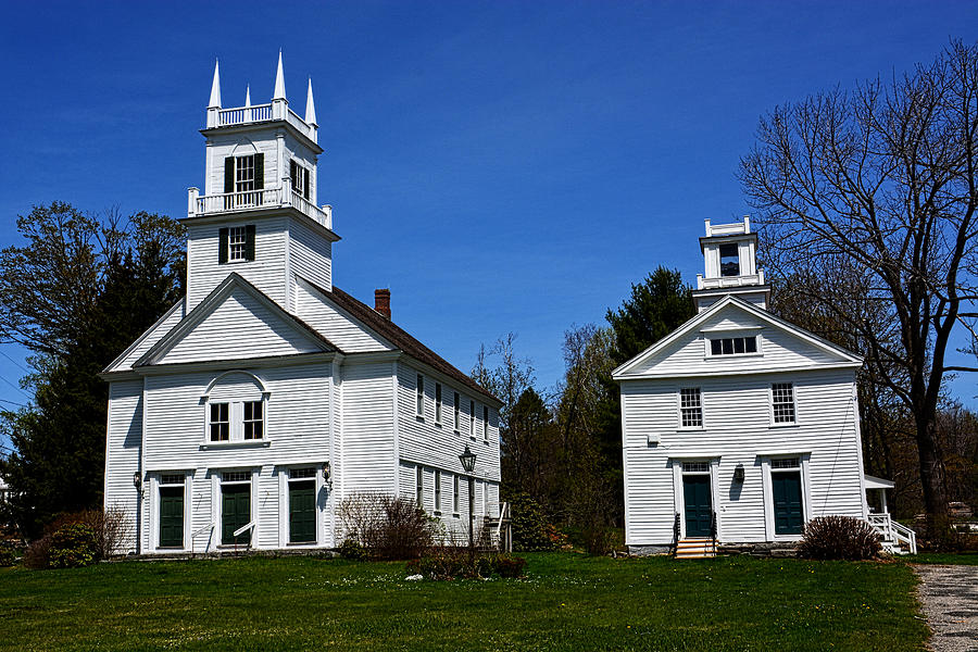 West Granville Congregational Church Photograph by Mike Martin
