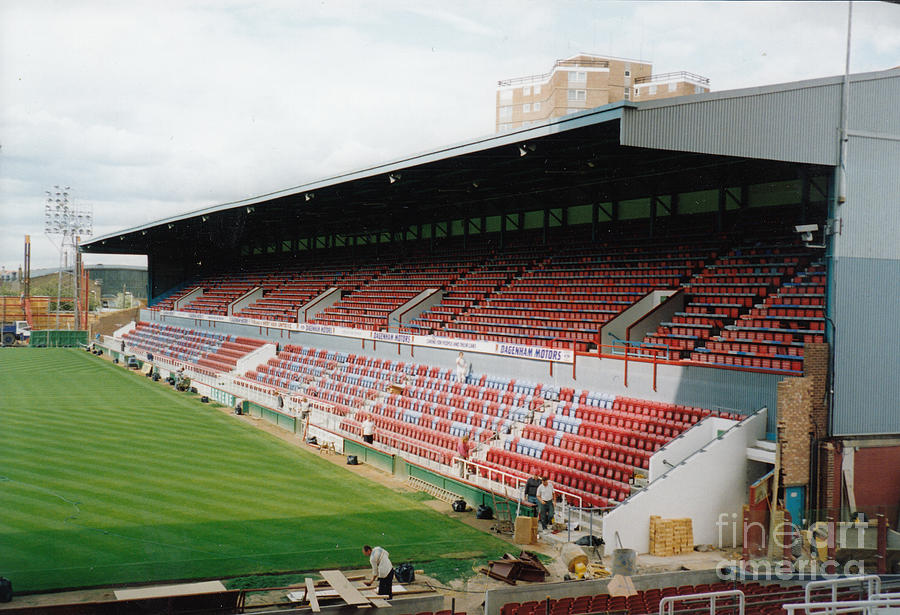 West Ham - Upton Park - East Stand 4 - August 1994 Photograph by Legendary Football Grounds