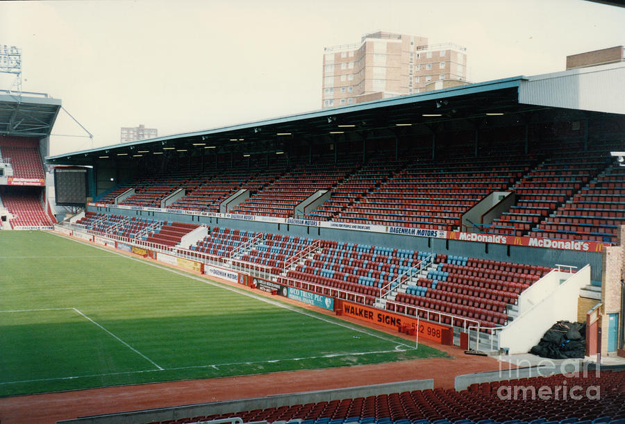 West Ham - Upton Park - East Stand 5 - May 1996 Photograph by Legendary Football Grounds