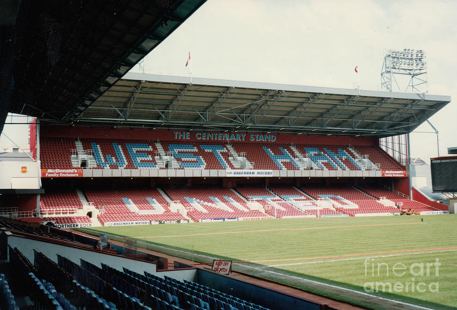 West Ham - Upton Park - North Stand 2 - May 1996 Photograph by