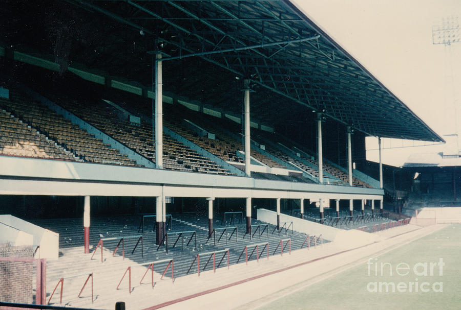 West Ham - Upton Park - West Stand 2 -1970s Photograph by Legendary Football Grounds