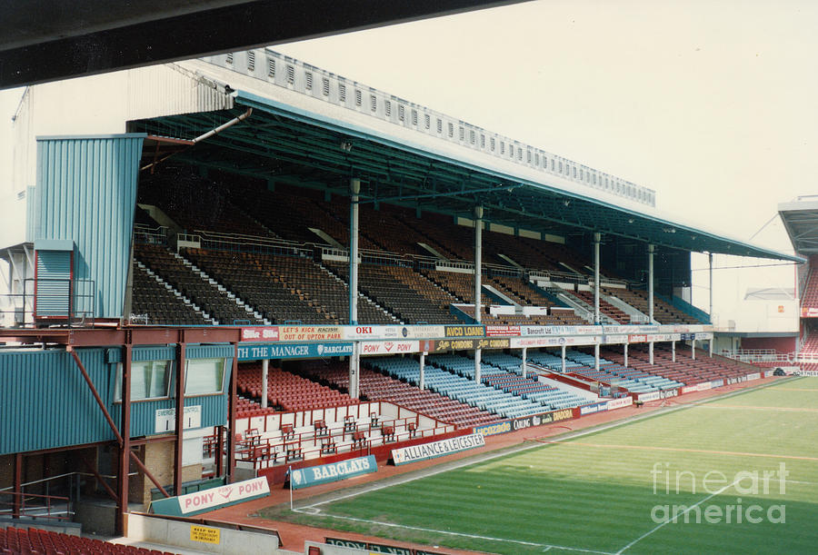 West Ham - Upton Park - West Stand 6 - May 1996 Photograph by Legendary Football Grounds