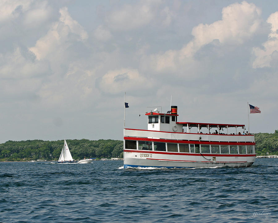 Boat Photograph - West Lake Queen ll by Gary Gunderson