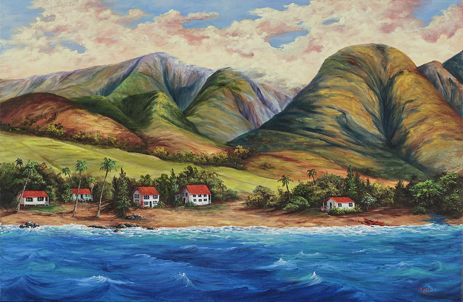 West Maui Living Painting by Darice Machel McGuire