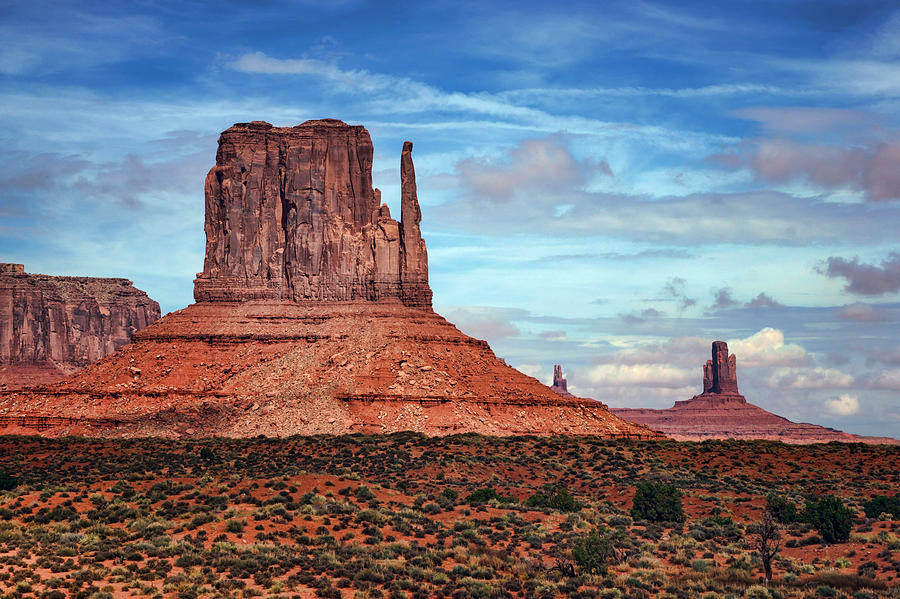 West Mitten Butte - Monument Valley - Arizona Photograph by Nikolyn McDonald