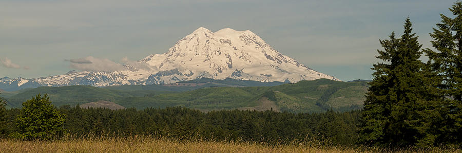 Mountain Photograph - West Mt Rainier by Brian Harig