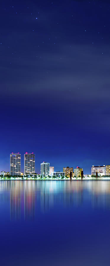 West Palm Beach Skyline Photograph by Mark Andrew Thomas