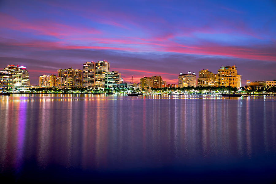West Palm Sunset Photograph by Jody Lane