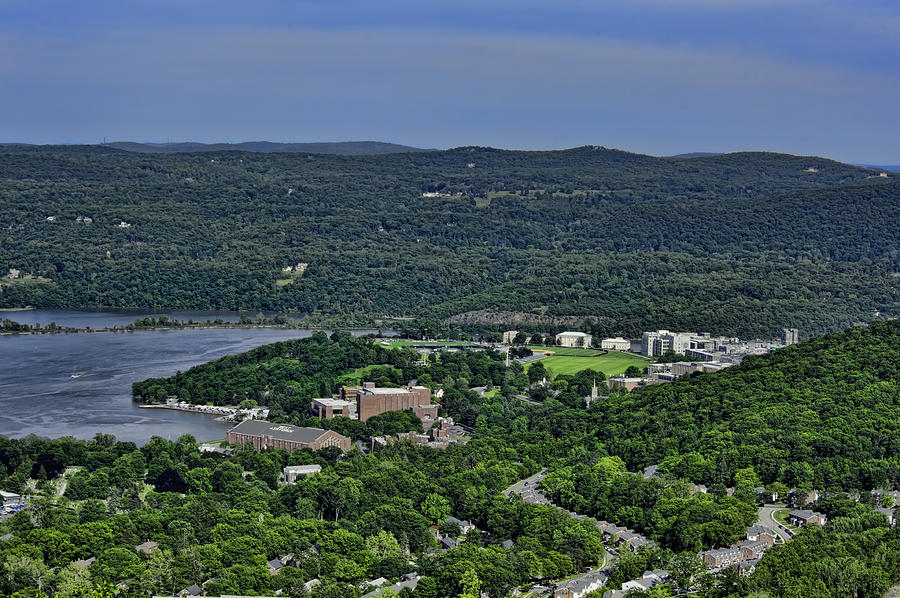 West Point Photograph - West Point from Storm King Overlook by Dan McManus