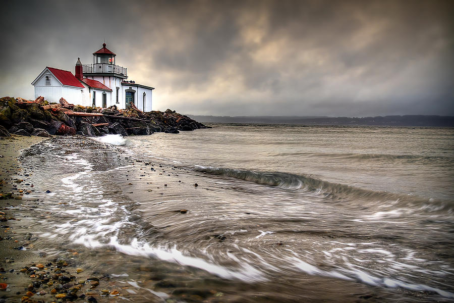 Seattle Photograph - West Point Light House by Ryan Smith