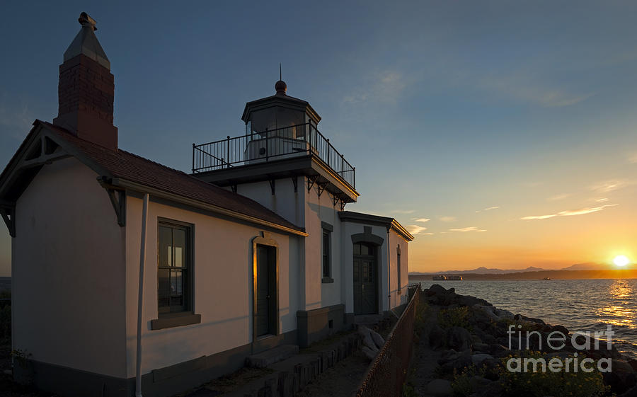 West Point Light Photograph by Michael Dawson