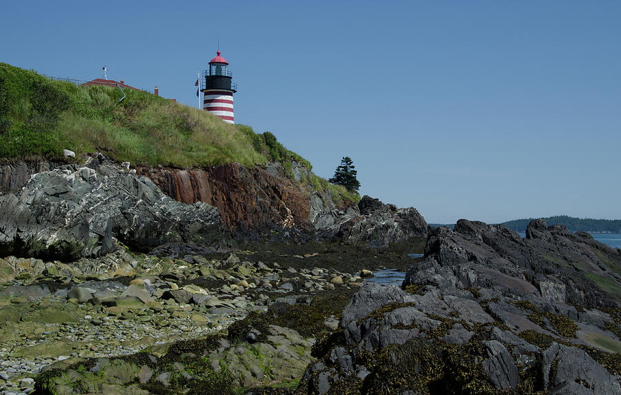 West Quoddy a View from the Ocean Floor Photograph by Janice Adomeit