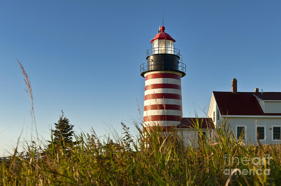 Architecture Photograph - West Quoddy Head Light by John Greim