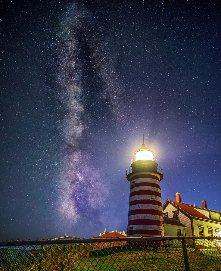 West Quoddy Head Lighthouse Photograph by Mark Papke