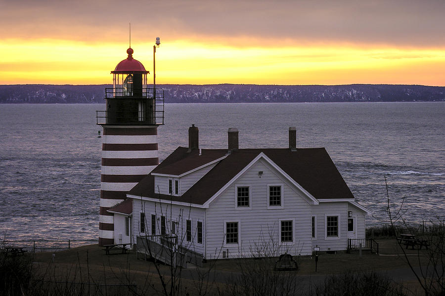 West Quoddy Head Sunrise Photograph by George Mann - Fine Art America