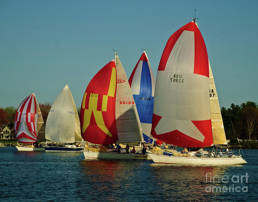 West River Races Photograph by David Colburn - Fine Art America