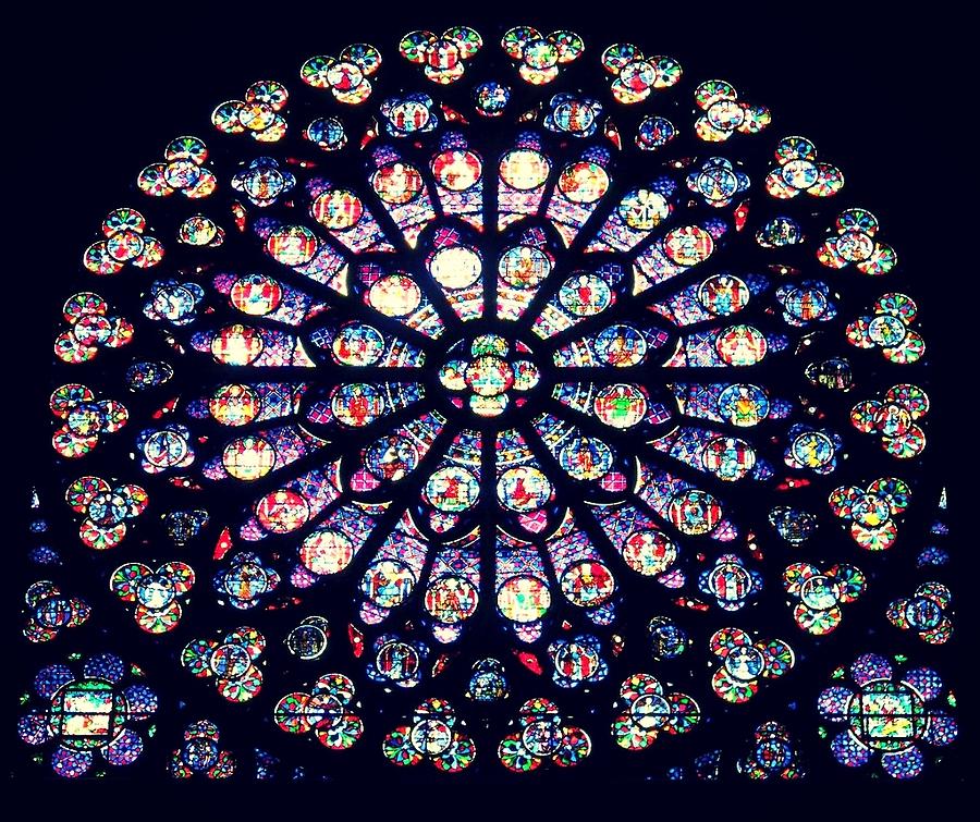 South Rose Window Of Notre Dame Photograph By Betty Buller Whitehead 