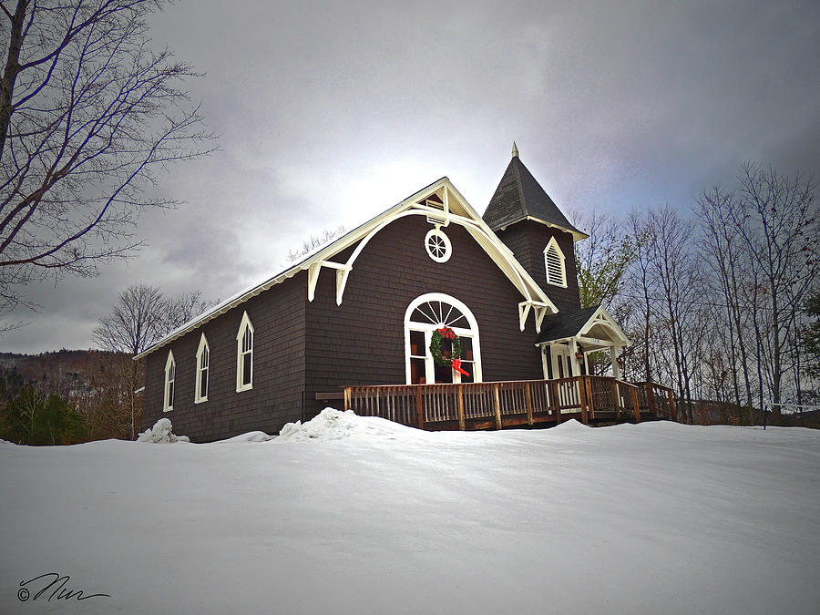 West Rumney Community Church Photograph by Nancy Griswold